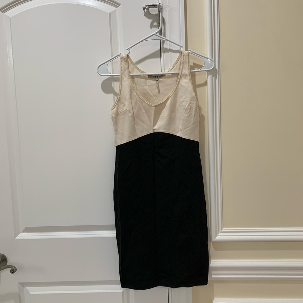 Two tone mini dress